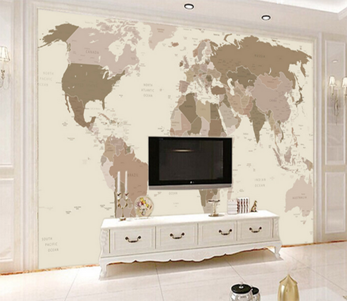 3D World Map 497 Wallpaper AJ Wallpaper 