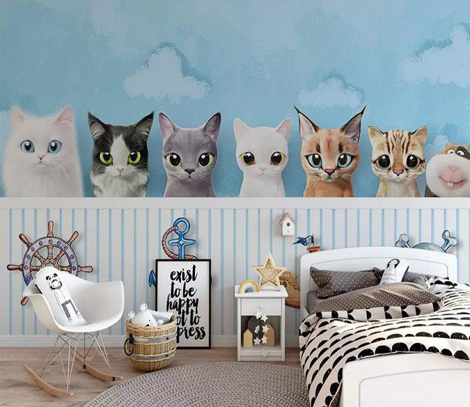 3D Cute Cat 234 Wallpaper AJ Wallpaper 