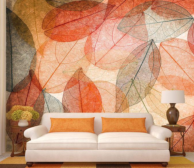 3D Transparent Leaf 036 Wallpaper AJ Wallpaper 