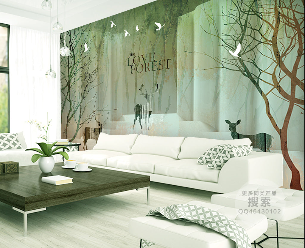 3D Invisible Deer WG343 Wall Murals