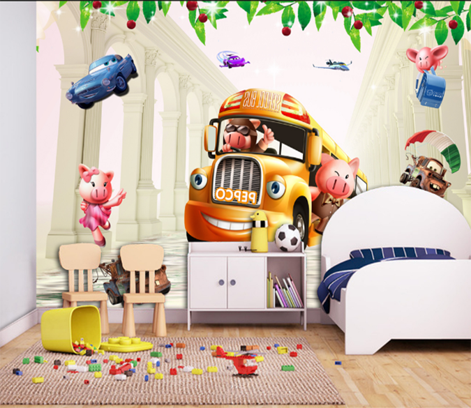 3D Happy Car 320 Wallpaper AJ Wallpaper 