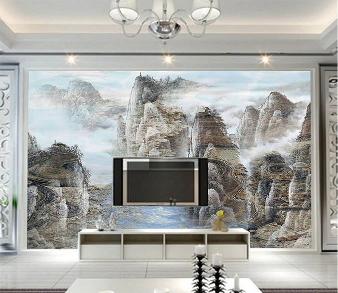3D Mountain Peak 091 Wallpaper AJ Wallpaper 