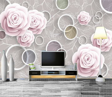 3D Blooming Flowers 323 Wallpaper AJ Wallpaper 