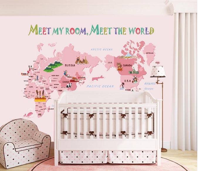 3D Lovely Map 225 Wallpaper AJ Wallpaper 