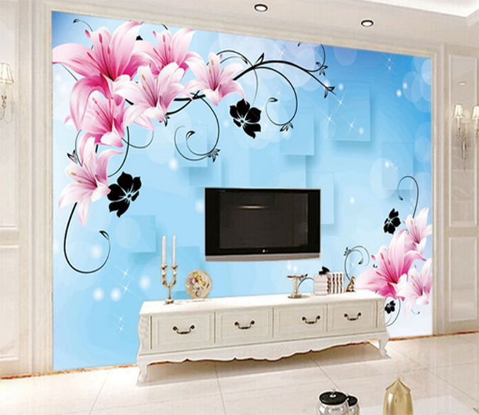 3D Flower Rhyme 508 Wallpaper AJ Wallpaper 