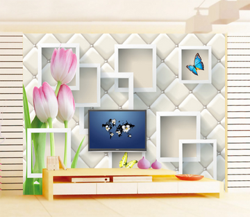 3D Fragrant Butterfly 231 Wallpaper AJ Wallpaper 