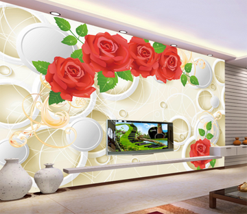 3D Rose Line 284 Wallpaper AJ Wallpaper 