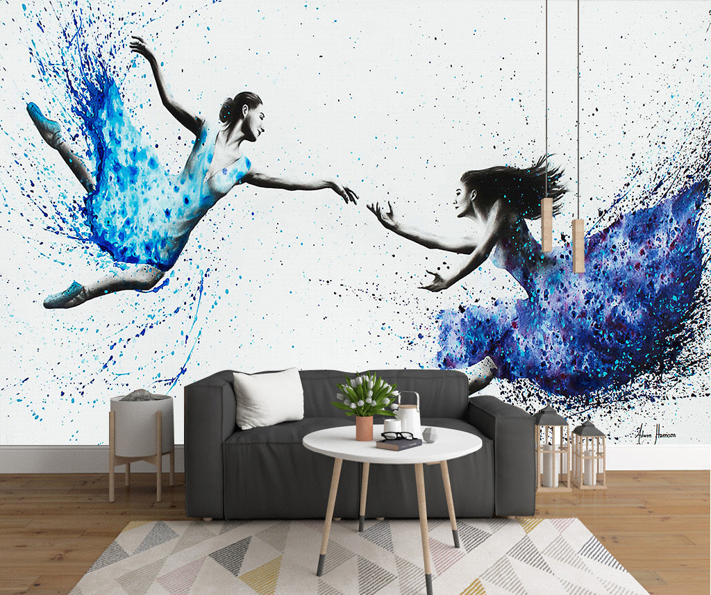 3D Ballet Dance WG108 Wall Murals