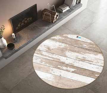 3D Gray Board 285 Round Non Slip Rug Mat Mat AJ Creativity Home 