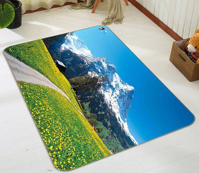 3D Snow Mountain 671 Non Slip Rug Mat Mat AJ Creativity Home 