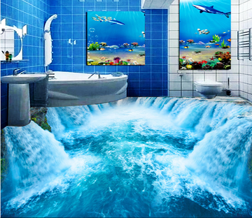 3D Stormy 300 Floor Mural Wallpaper AJ Wallpaper 2 