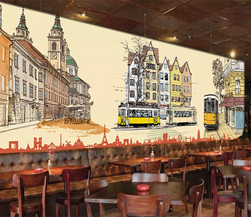 3D Bus Building 148 Wallpaper AJ Wallpaper 2 