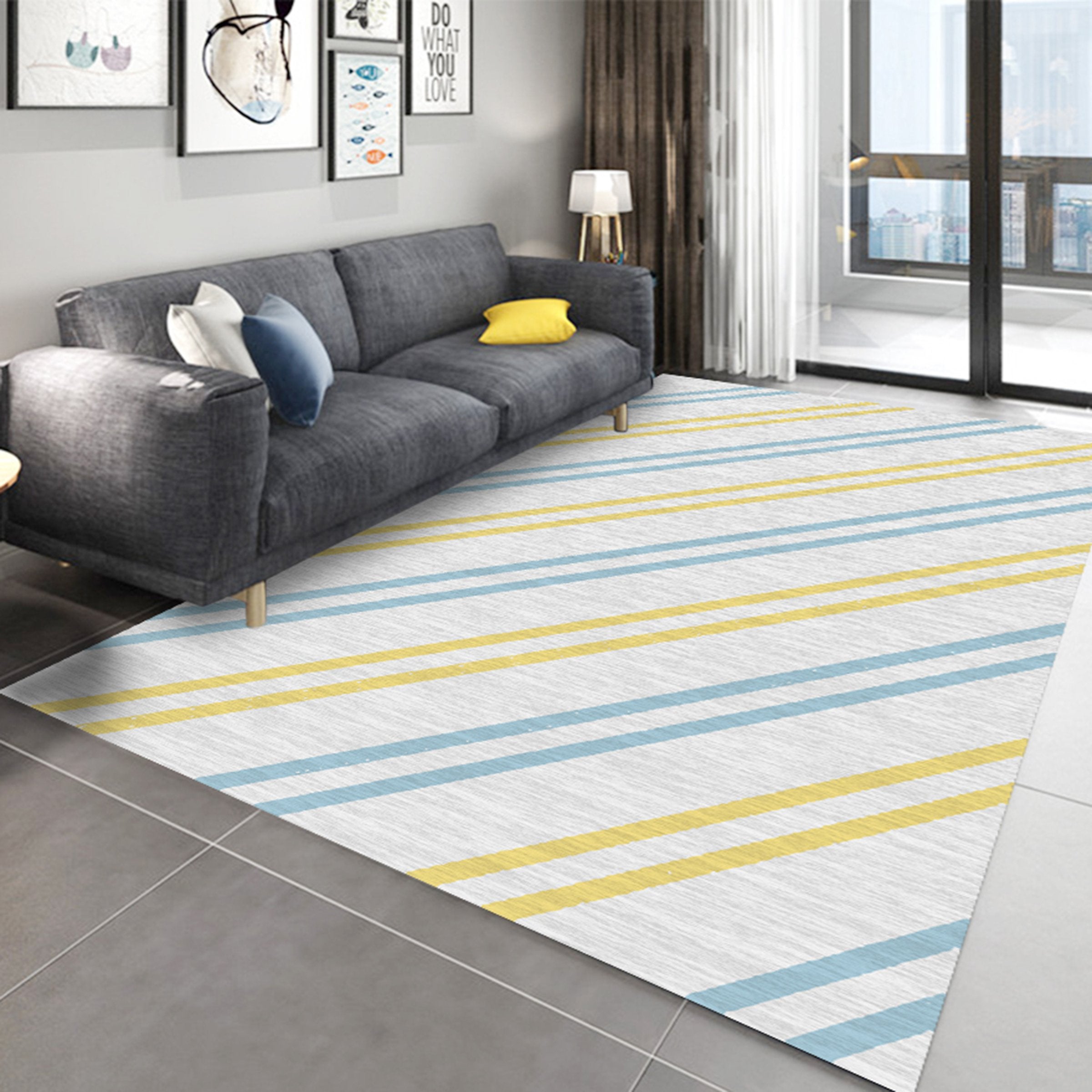 3D Color Pattern WG272 Non Slip Rug Mat Mat AJ Creativity Home 