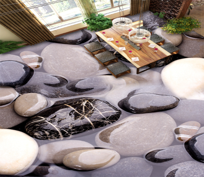 3D Stone 116 Floor Mural Wallpaper AJ Wallpaper 2 