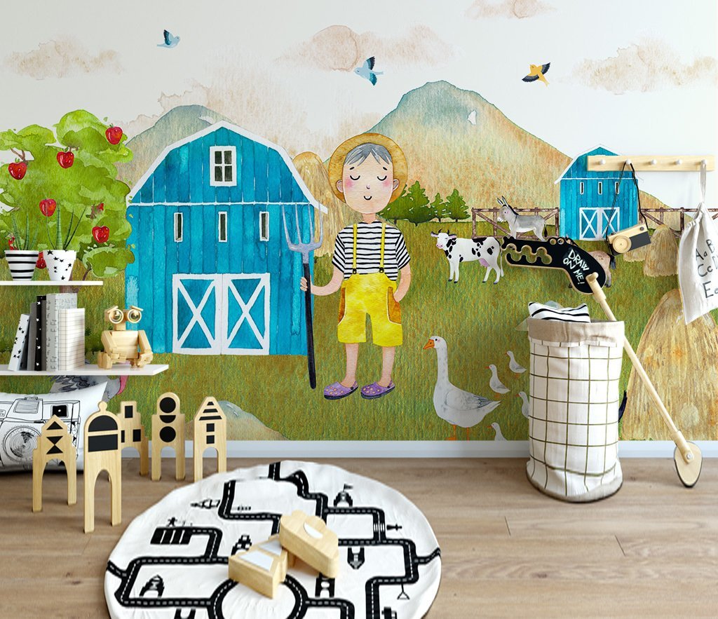 3D Rural Scenery 821 Wall Murals Wallpaper AJ Wallpaper 2 