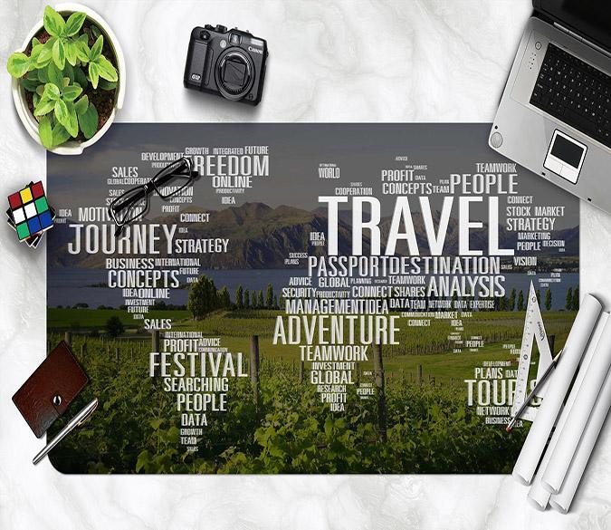 3D Field English 172 Desk Mat Mat AJ Creativity Home 