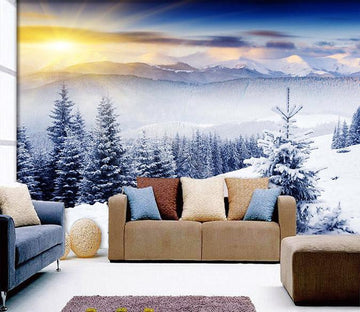 3D Snow Mountain Sunset 720 Wallpaper AJ Wallpaper 