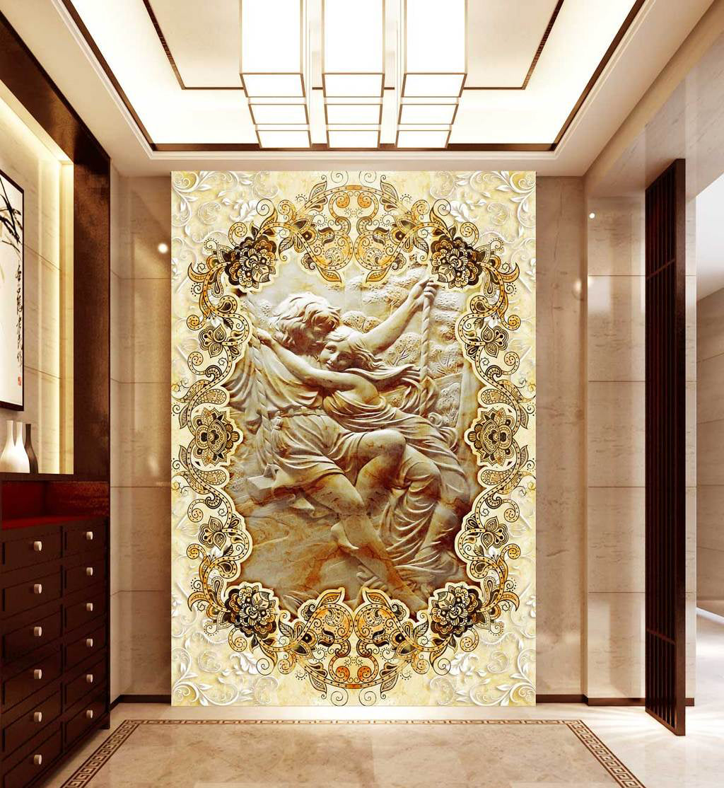 3D Carving Lace WG072 Wall Murals
