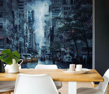 3D Lightning And Rain128 Wallpaper AJ Wallpaper 