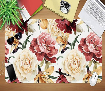 3D Blooming Flowers 149 Desk Mat Mat AJ Creativity Home 