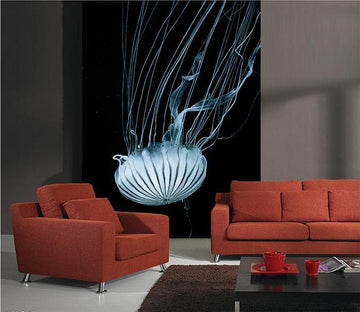 3D White Jellyfish 013 Wallpaper AJ Wallpaper 