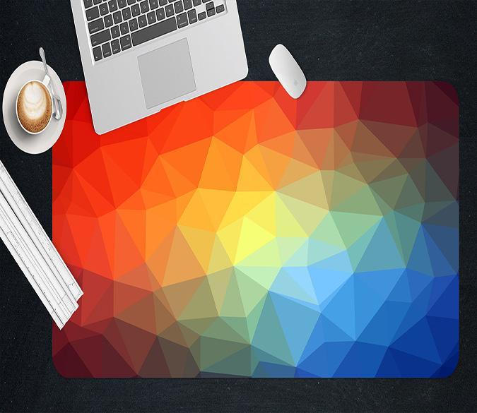3D Gradient Triangle 155 Desk Mat Mat AJ Creativity Home 