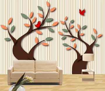 3D Crop Tree Pattern 822 Wallpaper AJ Wallpaper 2 