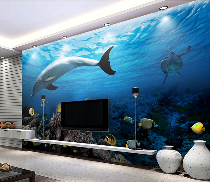 3D Dolphins Live 265 Wallpaper AJ Wallpaper 