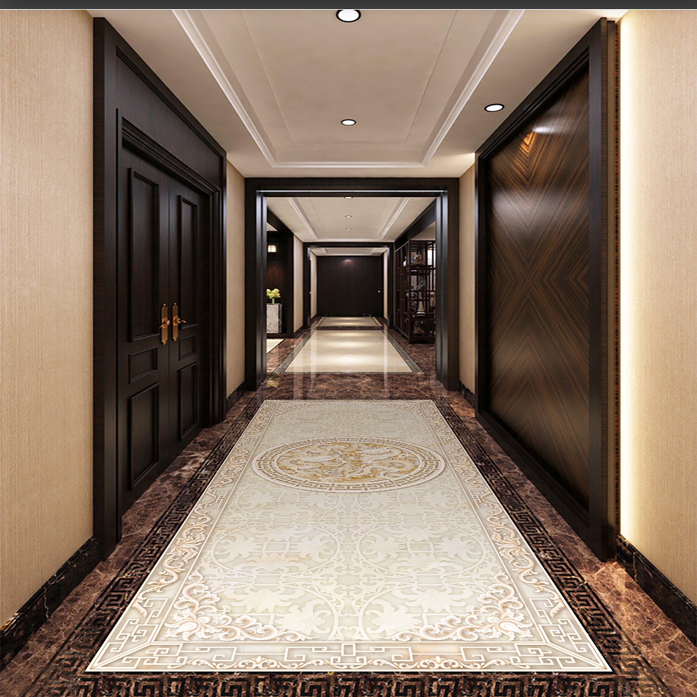 3D White Pattern WG166 Floor Mural Wallpaper AJ Wallpaper 2 