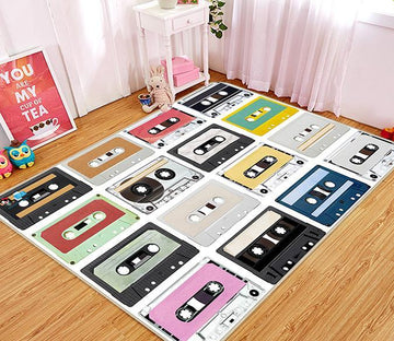 3D Colored Tape 062 Non Slip Rug Mat Mat AJ Creativity Home 