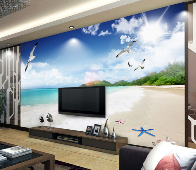 3D Flying Bird Starfish 436 Wallpaper AJ Wallpaper 