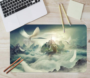 3D Castle Dove 147 Desk Mat Mat AJ Creativity Home 