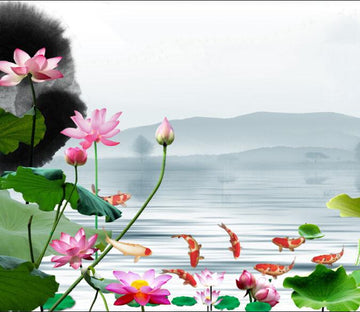 Lotus By The River Wallpaper AJ Wallpaper 1 