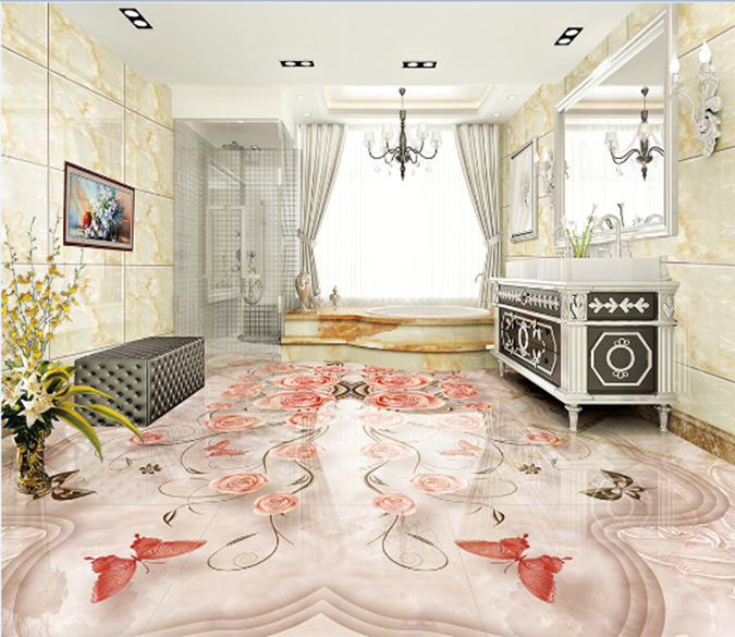 3D Bloom 106 Floor Mural Wallpaper AJ Wallpaper 2 