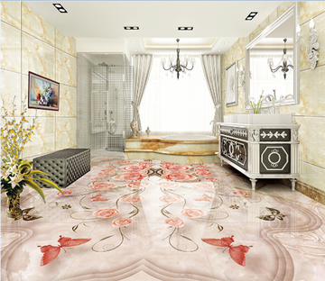 3D Bloom 106 Floor Mural Wallpaper AJ Wallpaper 2 