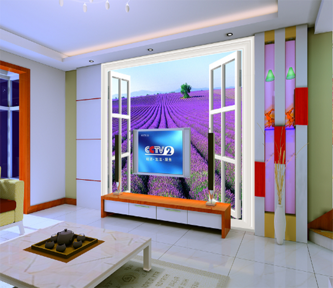 3D Endless Lavender 322 Wallpaper AJ Wallpaper 