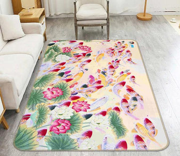 3D Painting Fish 737 Non Slip Rug Mat Mat AJ Creativity Home 
