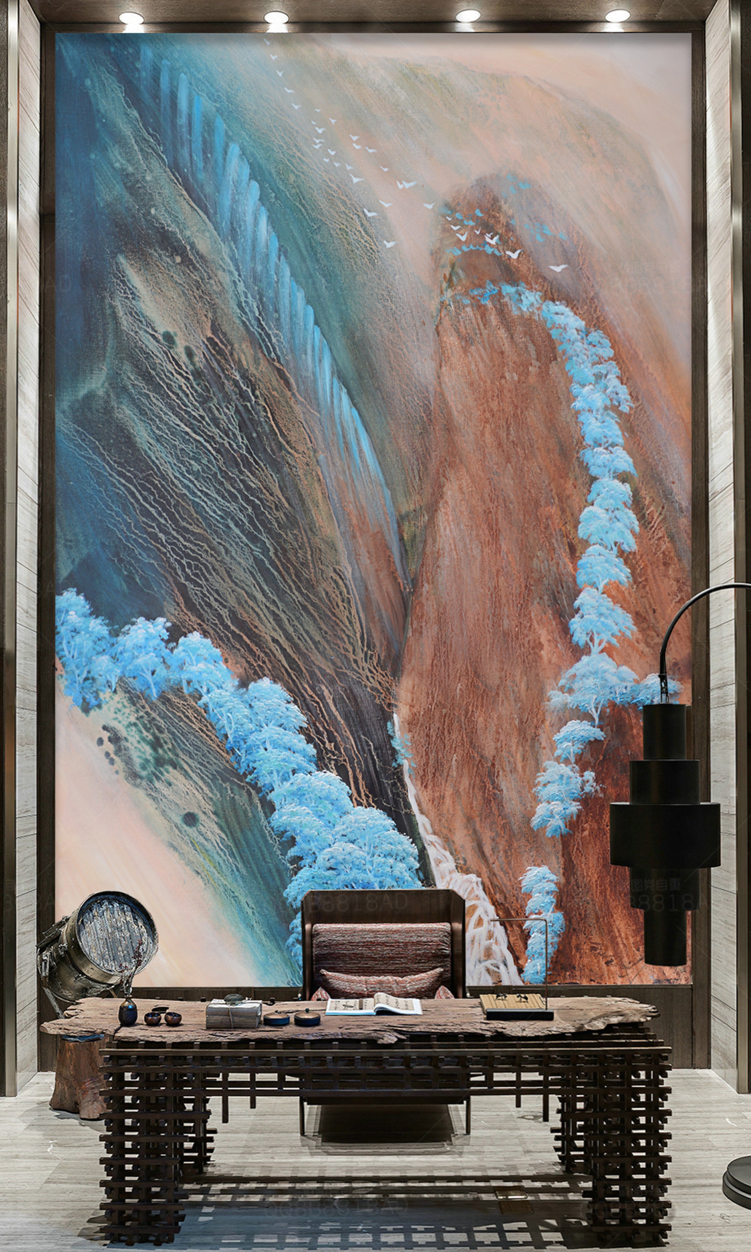 3D Mountain Bird WG021 Wall Murals