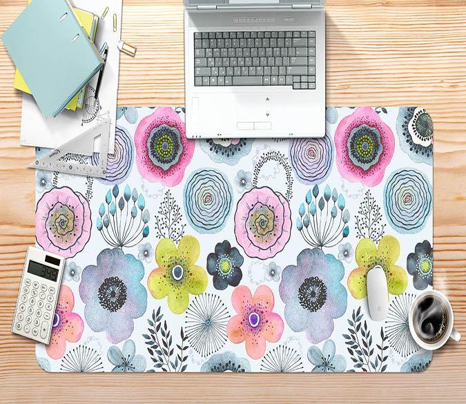 3D Painting Flower Pattern 146 Desk Mat Mat AJ Creativity Home 