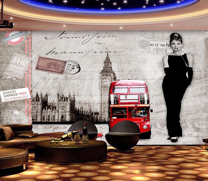 3D Bus Clock Tower 776 Wallpaper AJ Wallpaper 