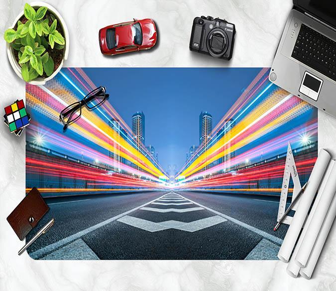 3D Highway Building 007 Desk Mat Mat AJ Creativity Home 
