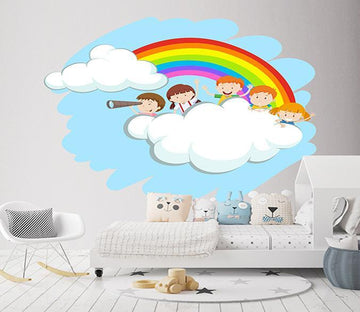 3D Rainbow Kid 270 Wall Stickers Wallpaper AJ Wallpaper 