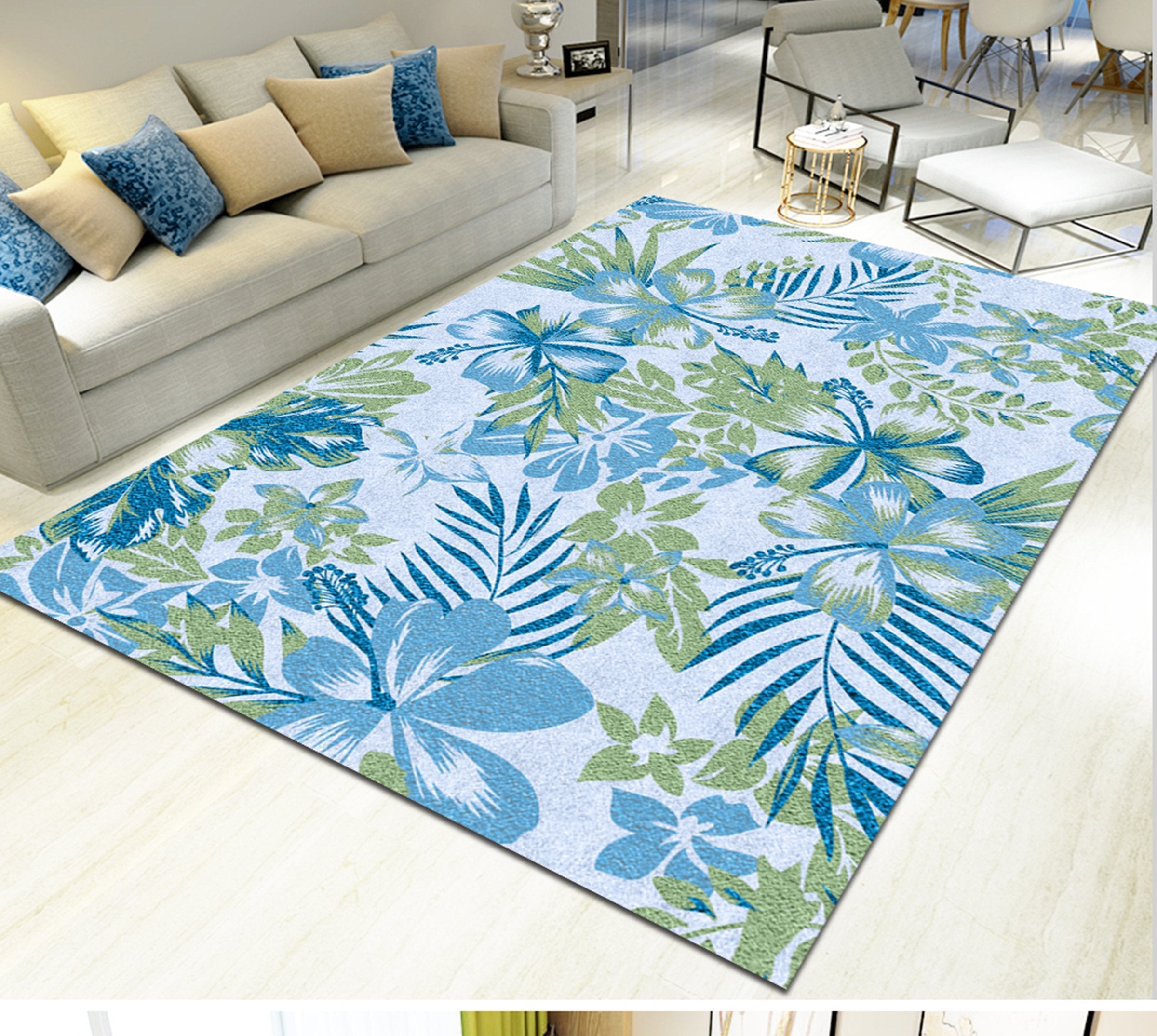 3D Color Pattern WG566 Non Slip Rug Mat Mat AJ Creativity Home 