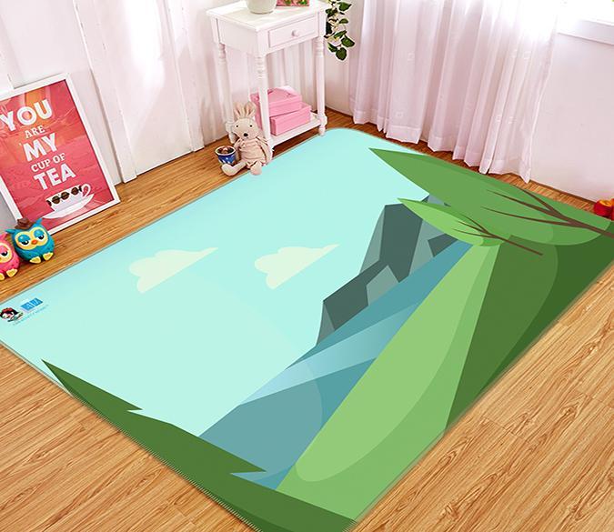 3D Painting Mountain 268 Non Slip Rug Mat Mat AJ Creativity Home 