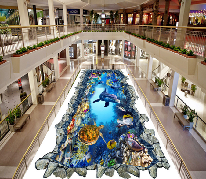 3D Colorful And Diverse 307 Floor Mural Wallpaper AJ Wallpaper 2 