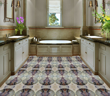 3D Black Bottom 218 Floor Mural Wallpaper AJ Wallpaper 2 