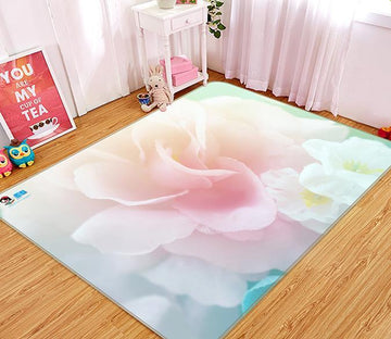 3D Powder Rose 333 Non Slip Rug Mat Mat AJ Creativity Home 