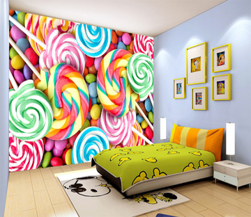3D Lollipop Color 482 Wallpaper AJ Wallpaper 