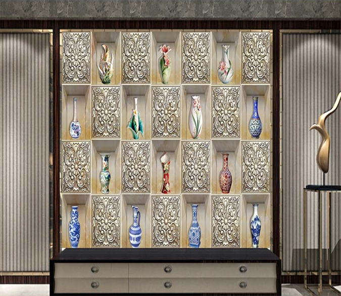 3D Precious Vase 143 Wallpaper AJ Wallpaper 