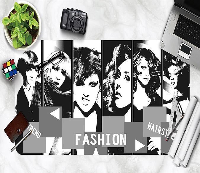 3D Illustrator Black 182 Desk Mat Mat AJ Creativity Home 